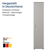 Schmaler Mehrzweckschrank 40 cm breit mit 1 Tür & 4 Einlegeböden | Universalschrank Haushaltsschrank für Haushalt, Flur, Büro oder Schlafzimmer | 40x35x184 cm (BxTxH)