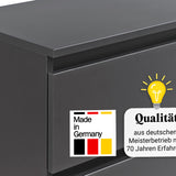 Kommode mit 6 Schubladen 95 | 120 | 140 | 160 cm breit Kommode Holz Schrank Kommode mit Schubladen Sideboard Highboard Anrichte Schlafzimmer Wohnzimmer Flur Büro Organizer