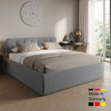 Home Collective Polsterbett 100x200 | 120x200 | 140x200 | 160x200 | 180x200 | 200x200 Doppelbett Bett mit verstellbarem Lattenrost & Stauraum