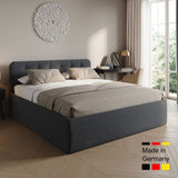 Home Collective Polsterbett 100x200 | 120x200 | 140x200 | 160x200 | 180x200 | 200x200 Doppelbett Bett mit verstellbarem Lattenrost & Stauraum