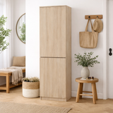 Home Collective Kleiderschrank mit Tür 50x40x180 cm – Garderobenschrank & Mehrzweckschrank mit 3–5 Einlegeböden und optional Schubladen Schrank für Schlafzimmer Flur Büro