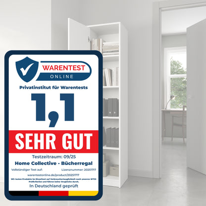 Schrank Mehrzweckschrank 40 und 50 cm Breite 180 cm Höhe mit vier Einlegeböden schmaler Aktenschrank Organizer Kleiderschrank aus MDF Holz