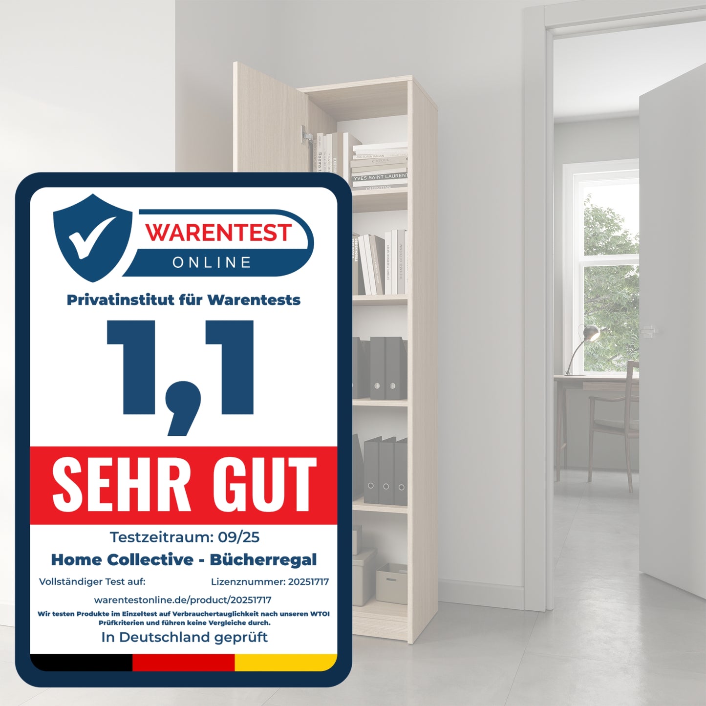 Schrank Mehrzweckschrank 40 und 50 cm Breite 180 cm Höhe mit vier Einlegeböden schmaler Aktenschrank Organizer Kleiderschrank aus MDF Holz