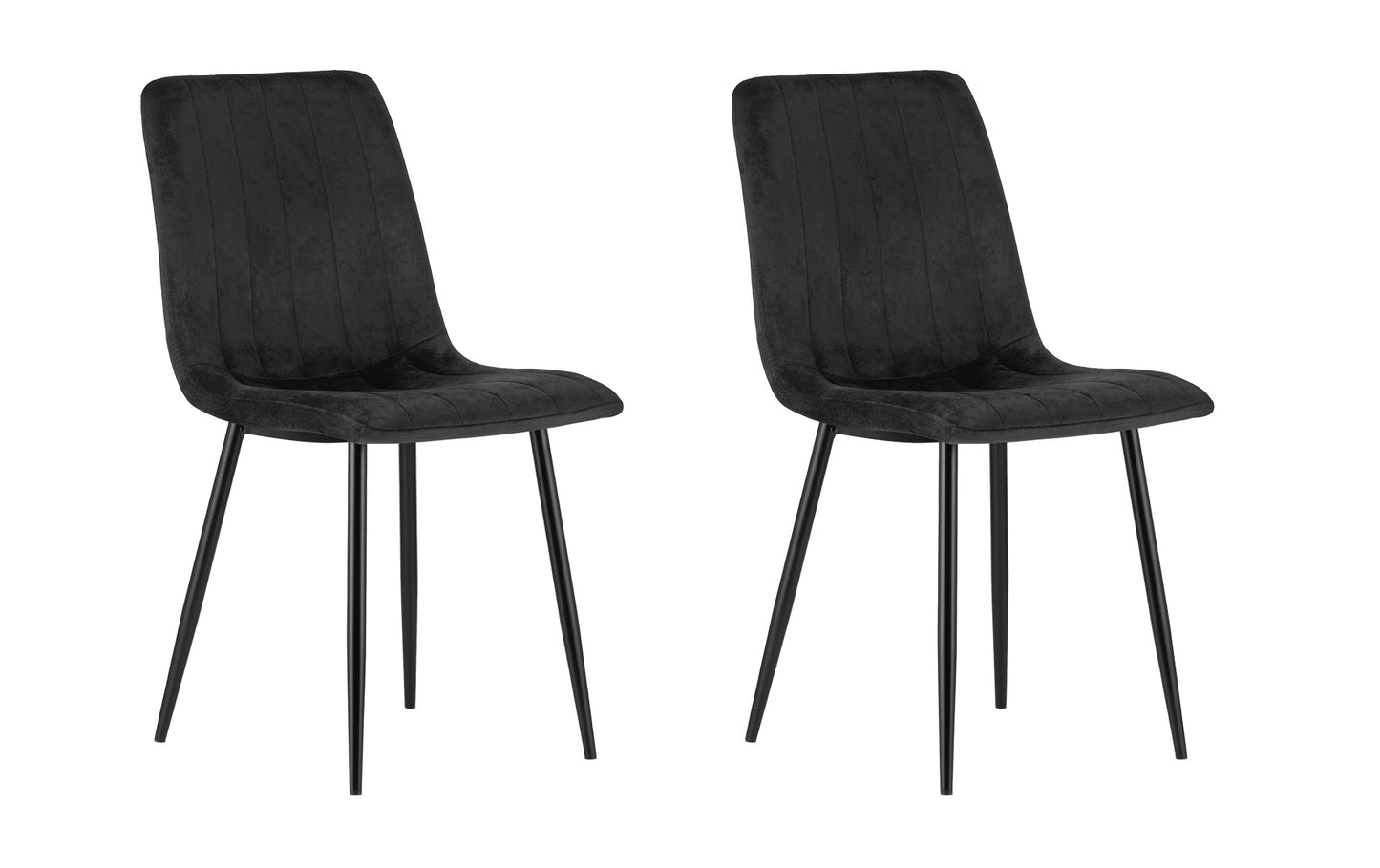 Ensemble de 1, 2 ou 4 chaises tapissées, chaises de salle à manger, chaises de salon, tapissées, disponible en plusieurs coloris