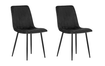 Ensemble de 1, 2 ou 4 chaises tapissées, chaises de salle à manger, chaises de salon, tapissées, disponible en plusieurs coloris