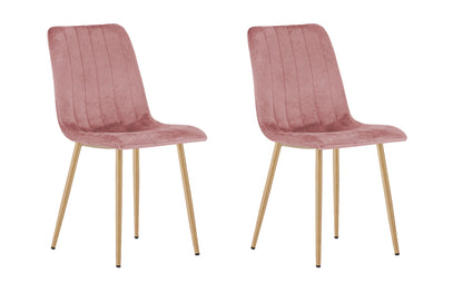 Ensemble de 1, 2 ou 4 chaises tapissées, chaises de salle à manger, chaises de salon, tapissées, disponible en plusieurs coloris