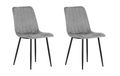 Ensemble de 1, 2 ou 4 chaises tapissées, chaises de salle à manger, chaises de salon, tapissées, disponible en plusieurs coloris