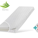 Matelas enfant 60x120 | 70x140 | 80x160 | 80x180 | 90x200 cm LATEX ROYAL avec housse à l'aloe vera et deux degrés de dureté, 10 cm de hauteur, matelas enfant pour lit bébé, poids corporel jusqu'à 60 kg