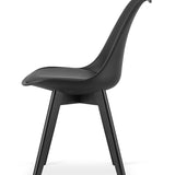 Chaise de salle à manger chaise de salon 4x, 2x ou 1x, chaise coque confortable et stable en 11 couleurs différentes