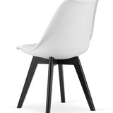 Chaise de salle à manger chaise de salon 4x, 2x ou 1x, chaise coque confortable et stable en 11 couleurs différentes