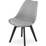 Chaise de salle à manger chaise de salon 4x, 2x ou 1x, chaise coque confortable et stable en 11 couleurs différentes