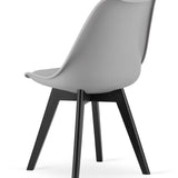 Chaise de salle à manger chaise de salon 4x, 2x ou 1x, chaise coque confortable et stable en 11 couleurs différentes