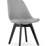 Chaise de salle à manger chaise de salon 4x, 2x ou 1x, chaise coque confortable et stable en 11 couleurs différentes