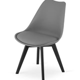 Chaise de salle à manger chaise de salon 4x, 2x ou 1x, chaise coque confortable et stable en 11 couleurs différentes