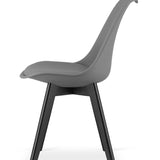 Chaise de salle à manger chaise de salon 4x, 2x ou 1x, chaise coque confortable et stable en 11 couleurs différentes