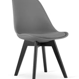 Chaise de salle à manger chaise de salon 4x, 2x ou 1x, chaise coque confortable et stable en 11 couleurs différentes