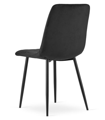 Ensemble de 1, 2 ou 4 chaises tapissées, chaises de salle à manger, chaises de salon, tapissées, disponible en plusieurs coloris