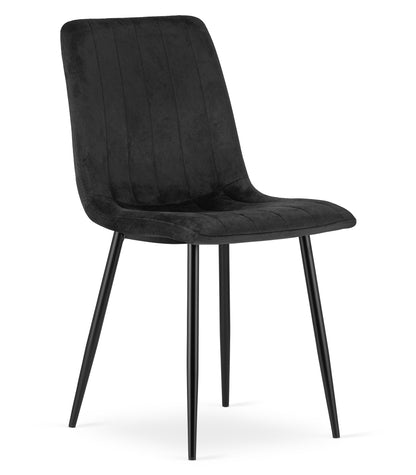 Ensemble de 1, 2 ou 4 chaises tapissées, chaises de salle à manger, chaises de salon, tapissées, disponible en plusieurs coloris