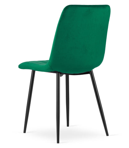 Ensemble de 1, 2 ou 4 chaises tapissées, chaises de salle à manger, chaises de salon, tapissées, disponible en plusieurs coloris