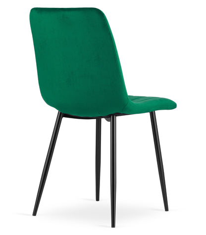 Ensemble de 1, 2 ou 4 chaises tapissées, chaises de salle à manger, chaises de salon, tapissées, disponible en plusieurs coloris