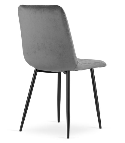 Ensemble de 1, 2 ou 4 chaises tapissées, chaises de salle à manger, chaises de salon, tapissées, disponible en plusieurs coloris