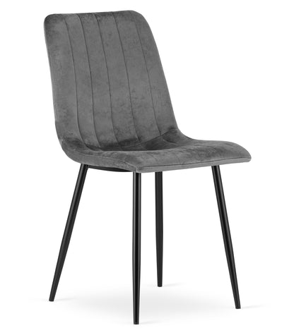 Ensemble de 1, 2 ou 4 chaises tapissées, chaises de salle à manger, chaises de salon, tapissées, disponible en plusieurs coloris