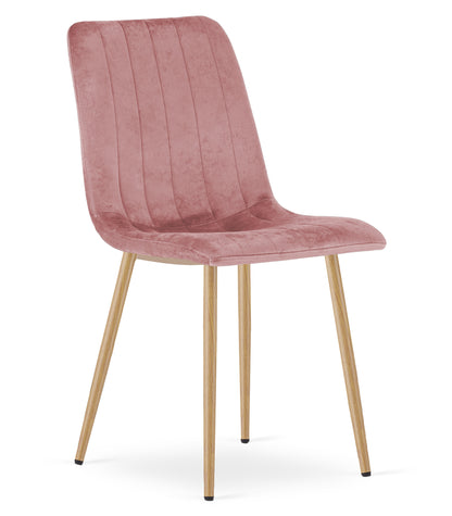 Ensemble de 1, 2 ou 4 chaises tapissées, chaises de salle à manger, chaises de salon, tapissées, disponible en plusieurs coloris