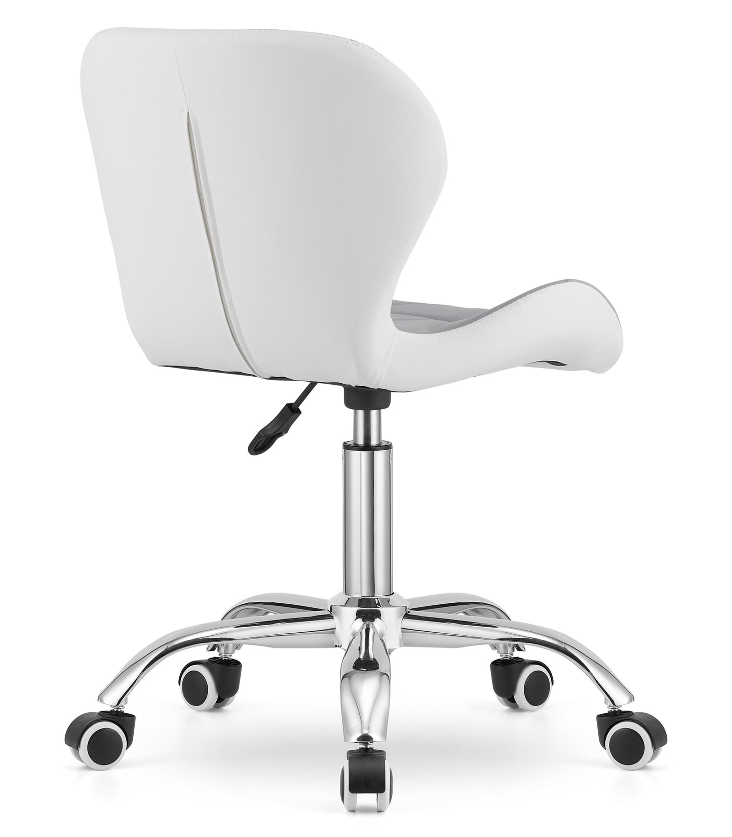 Chaise pivotante chaise de bureau chaise de bureau rembourrée en simili cuir ou velours | Réglable en hauteur avec siège ergonomique