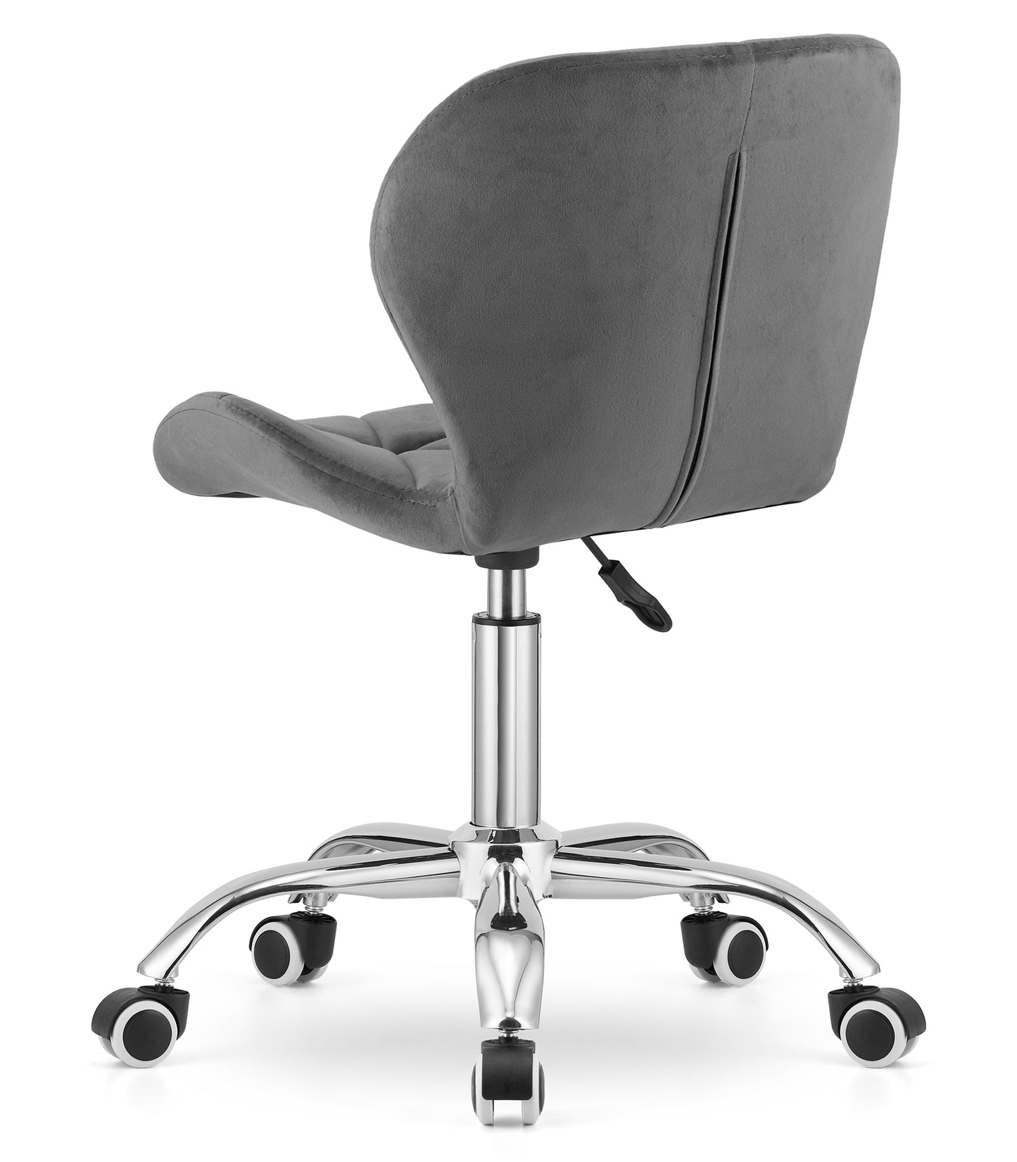 Chaise pivotante chaise de bureau chaise de bureau rembourrée en simili cuir ou velours | Réglable en hauteur avec siège ergonomique