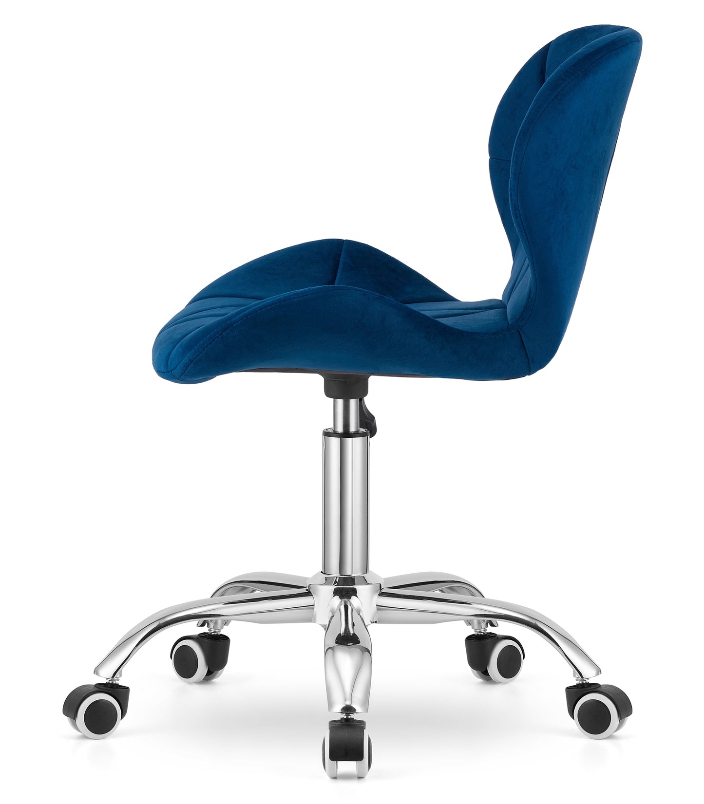 Chaise pivotante chaise de bureau chaise de bureau rembourrée en simili cuir ou velours | Réglable en hauteur avec siège ergonomique