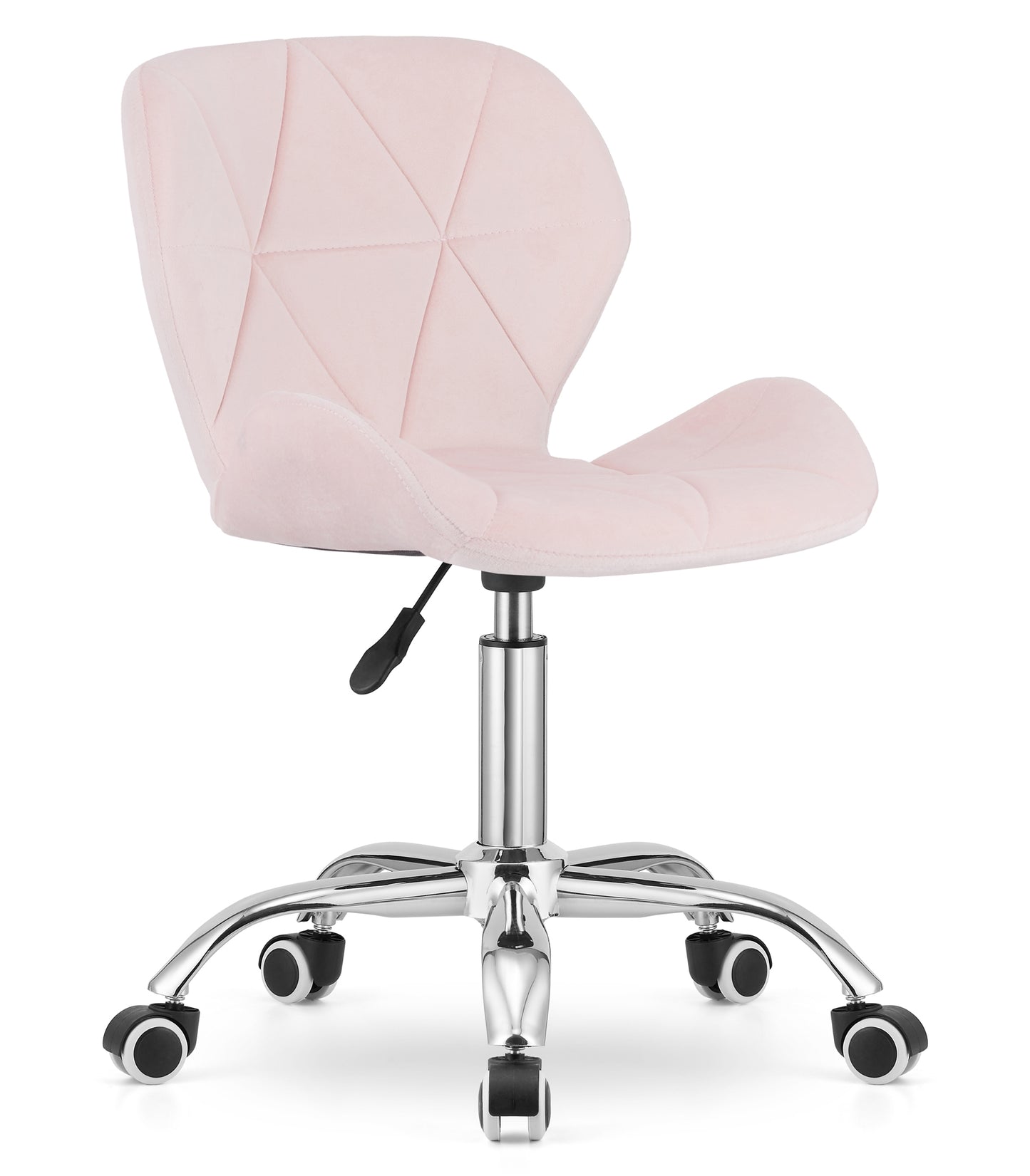 Chaise pivotante chaise de bureau chaise de bureau rembourrée en simili cuir ou velours | Réglable en hauteur avec siège ergonomique