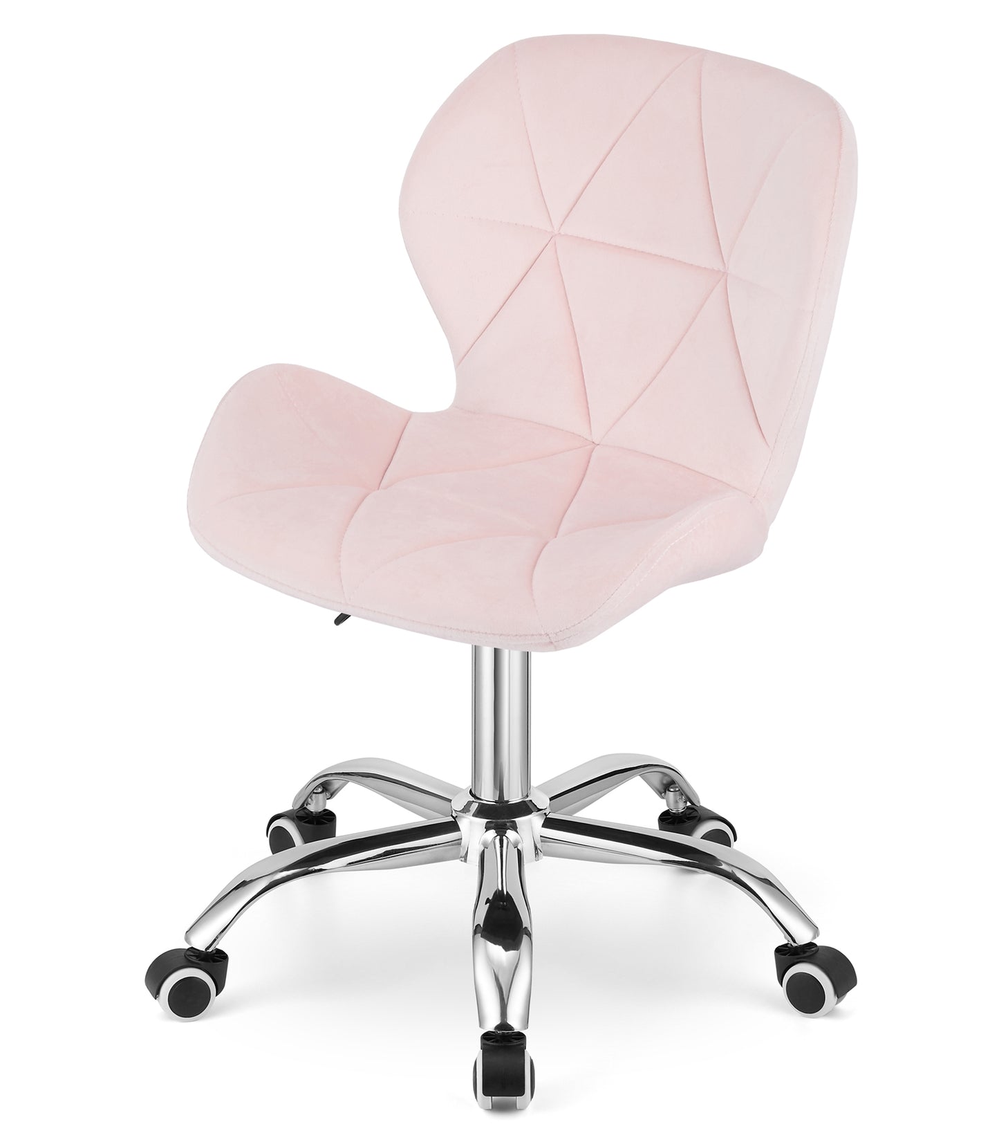 Chaise pivotante chaise de bureau chaise de bureau rembourrée en simili cuir ou velours | Réglable en hauteur avec siège ergonomique