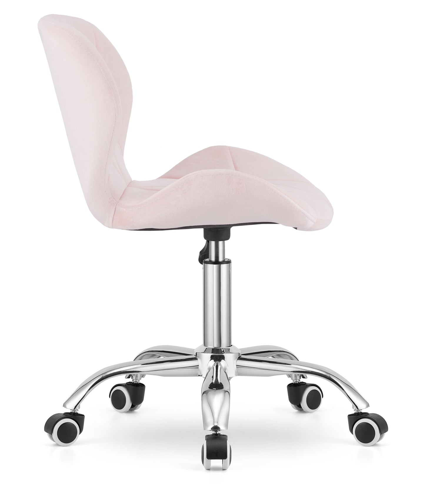 Chaise pivotante chaise de bureau chaise de bureau rembourrée en simili cuir ou velours | Réglable en hauteur avec siège ergonomique