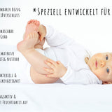 Lit bébé lit bébé 60x120 | Barreaux de 70 x 140 cm réglables en hauteur et amovibles, en option avec tiroir et matelas | Bois de hêtre blanc ou naturel très stable Fabriqué en Europe